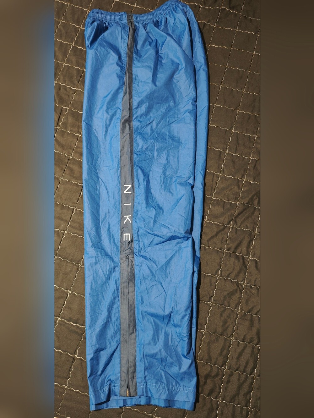 Nike Men's Blue Track Pants Drawstring Elastic Waist Size S
